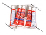 Герметик ABRO 32гр высокотемпературный силиконовый красный|Код 6182