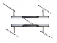 Порог-подножка дополнительный 2121-213, 21214 труба с простопью|Код 61869