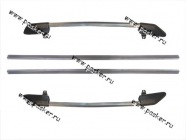 Багажник 1118 Калина 2190 Granta Datsun on-DO рейлинги продольные на крышу + 2 поперечины серебро|Код 61997