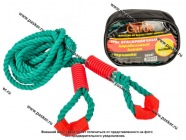 Трос буксировочный  5т Garde петли 4,5м корабельный канат мерцающий в сумке + перчатки TB547|Код 62233