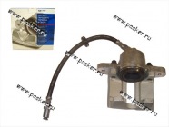 Цилиндр передний тормозной со скобой и шлангом 1118 Калина 2110-12 2170 Priora АвтоВАЗ левый|Код 62665