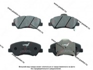 Колодки тормозные Hyundai Solaris Kia Rio 11- передние LYNXauto BD3619|Код 62887