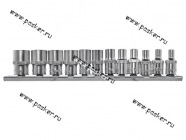 Головки торцевые 1/4 12 предметов 4-13 KRAFT 700314|Код 63104