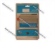 Преобразователь напряжения 12В/220В  600Вт|Код 63204