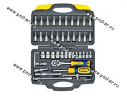 Инструмент KRAFT  46 предметов 1/4 кейс пластик KT 700618|Код 63702