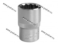 Головка торцевая 18 1/2 короткая 12-гранная KRAFT KT 700351|Код 63713
