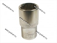 Головка торцевая 19 1/2 короткая 12-гранная KRAFT KT 700352|Код 63714