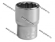 Головка торцевая 20 1/2 короткая 12-гранная KRAFT KT 700353|Код 63715