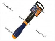 Отвертка крестовая 0* 75 противоскользящая рукоятка KRAFT 700418|Код 63726