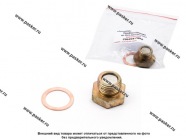 Пробка поддона картера ГАЗ дв.ЗМЗ-402 УМЗ-4216 с медным кольцом МАГНИТНАЯ АвтоБОБ|Код 63950