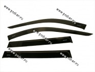 Дефлектор боковых окон Voron Glass LADA Largus 2012 накладной 4шт|Код 6399