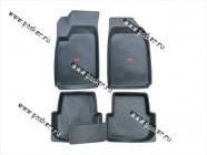 Коврики Chevrolet Aveo с 2011г резиновые AgateK|Код 64103