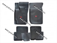 Коврики LADA Largus 5-ти местная с 2012г резиновые AgateK|Код 64106