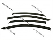 Дефлектор боковых окон Voron Glass Hyundai Solaris 2011-2016 седан накладной 4шт|Код 64187