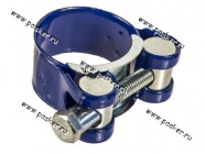 Хомут COMFORT 29-31 силовой одноболтовый синий|Код 64592