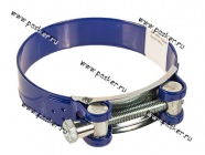 Хомут COMFORT 98-103 силовой одноболтовый синий|Код 64607