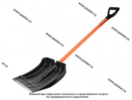 Лопата для снега Витязь с метал черенком 380х365|Код 64612