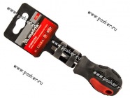 Отвертка шлицевая 5* 38 противоскользящая рукоятка MATRIX 12202|Код 64653