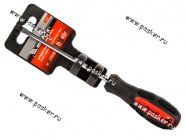 Отвертка шлицевая 4*100 противоскользящая рукоятка MATRIX 12210|Код 64655