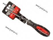 Отвертка шлицевая 5*100 противоскользящая рукоятка MATRIX 12216|Код 64656