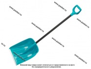 Лопата для снега Palisad LUXE ковш из полипропилена с алюм черенком (до-35) 365х450х1355 61677|Код 64780