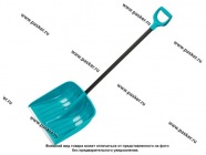 Лопата для снега Palisad LUXE ковш из полипропилена с алюм черенком (до-35) 450х450х1355 61678|Код 64781