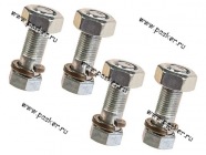 Болт карданный ГАЗ-3110 3302 2217 УАЗ с гайкой и гровером удлиненный комплект 4шт 2217-2200800-01|Код 65325