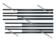 Уплотнитель боковых стекол 2106 ворсалановый, бархотка Сызрань|Код 6535