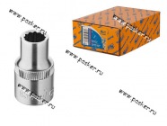 Головка торцевая 18 1/2 короткая 6-гранная KRAFT KT 700332|Код 65444