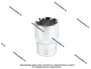 Головка торцевая 21 1/2 короткая 6-гранная KRAFT KT 700335|Код 65446