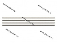 Молдинг стекла боковой двери 2101-07 никель 8шт|Код 6618