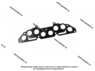 Прокладка коллектора 2110 и мод 1118 Калина дв 1.6 8-ми кл металл 4-х слойная LECAR|Код 66287