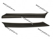 Накладки передних стоек 2170 Priora черные Кампласт|Код 66910