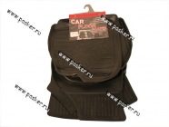 Коврики VW Polo седан с 2010г 3D полиуретан AgateK|Код 6693