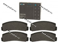 Колодки тормозные 2121-213 2123 Chevrolet Niva передние LECAR|Код 67001