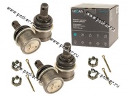 Шарнир рулевой Газель Соболь гайка и пыльник LECAR (4 шт.)|Код 67017