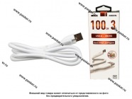 Кабель Micro-USB - USB 1м 3А WIIIX CB-401MU-10W быстрый белый|Код 67243