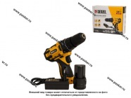 Шуруповерт аккумуляторный CDL-12CB Li-Ion 12В 1акк Denzel 26102|Код 67747