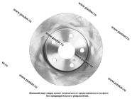 Диск тормозной Daewoo Lanos FENOX 1.3i передний TB217060|Код 68264