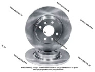 Диск тормозной Renault Logan Sandero Clio Megane FENOX передний без ABS TB215146O3 [упаковка 2 шт.]|Код 68276