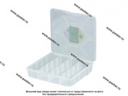 Органайзер 200х200х45мм прозрачный матовый Сибртех 90727|Код 6900