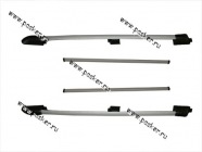 Багажник LADA Largus рейлинги продольные на крышу + 2 поперечины серебро|Код 6916