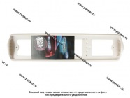 Рамка заднего номерного знака Премиум подсветка боковая белая АВ-ПР02-б|Код 69496