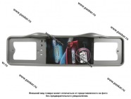 Рамка заднего номерного знака Премиум подсветка верхняя серая АВ-ПР01-с|Код 69505