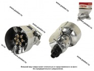 Разъем прицепа вилка+розетка 12В металл 7 контактов Garde GRM007|Код 69541