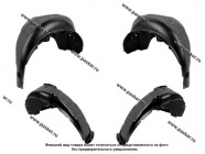 Подкрылки LADA Largus FL с марта 2021 LECAR передние и задние  с шумоизоляцией|Код 69880