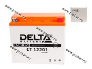 Аккумулятор DELTA CT 20Ач 12201 180x87x153 обр/п с/эл YTX20L-BS YTX20HL-BS YB16CL-B YB16L-B YB18L-A|Код 6990