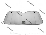 Шторка солнцезащитная LECAR 130x60 на лобовое стекло|Код 70656