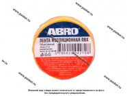 Изолента ABRO 18мм Х9,1м ПВХ желтая|Код 70740
