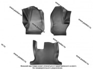 Коврики Газель NN (21-) передний полиуретан черный (3 предм.)|Код 71784